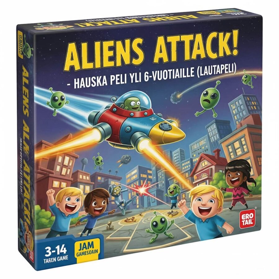 Aliens Attack! – Hauska peli yli 6-vuotiaille