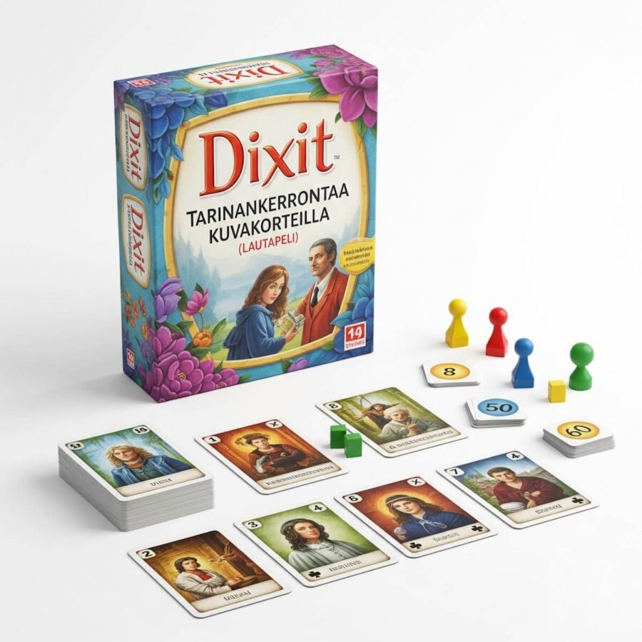 Dixit – Tarinankerrontaa kuvakorteilla