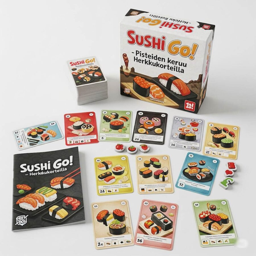 Sushi Go! – Pisteiden keruu herkkukorteilla